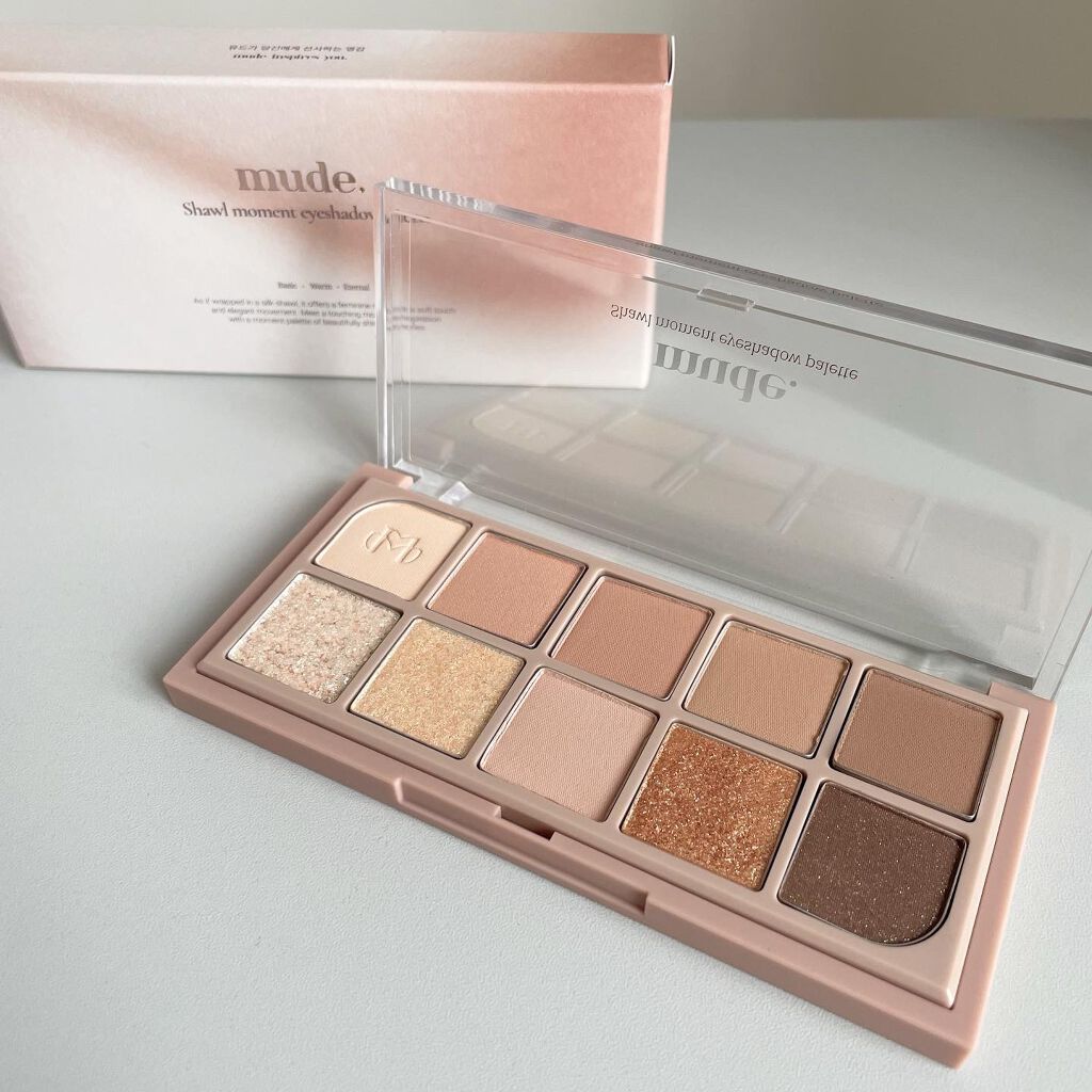 MDショールモーメント アイシャドウパレット/mude./アイシャドウパレットを使ったクチコミ（1枚目）