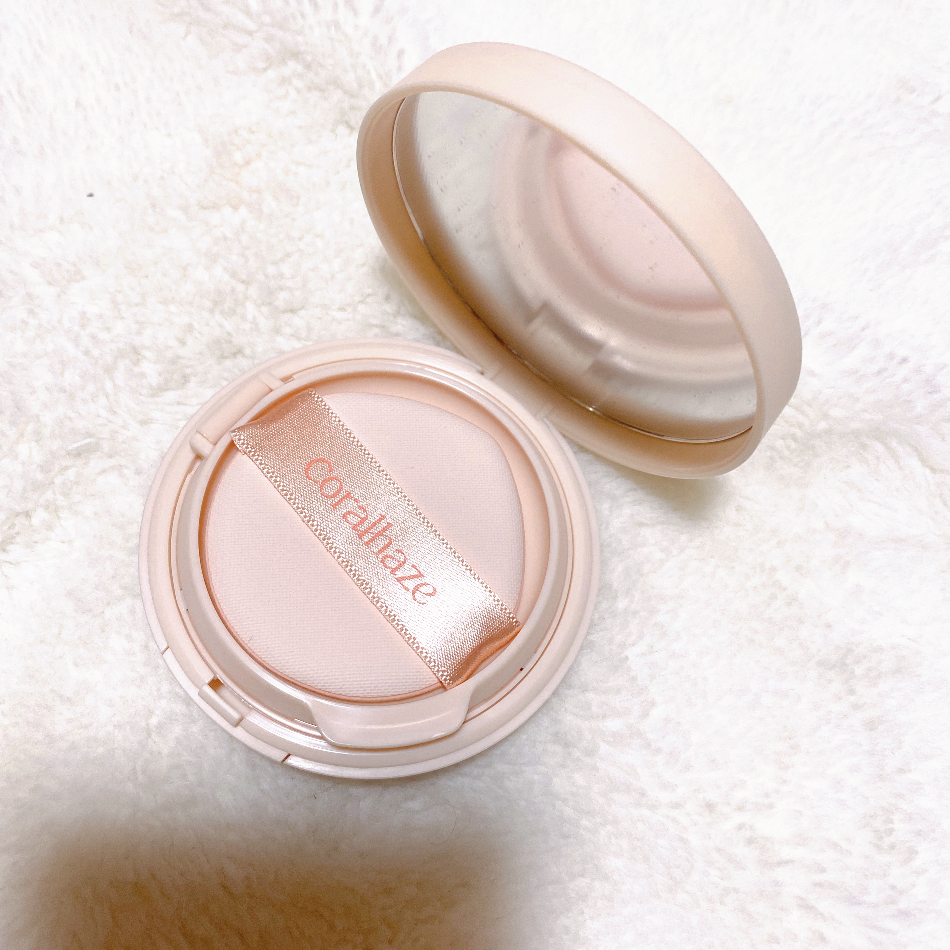 フィクシングブラークッション/Coralhaze/クッションファンデーションを使ったクチコミ（2枚目）