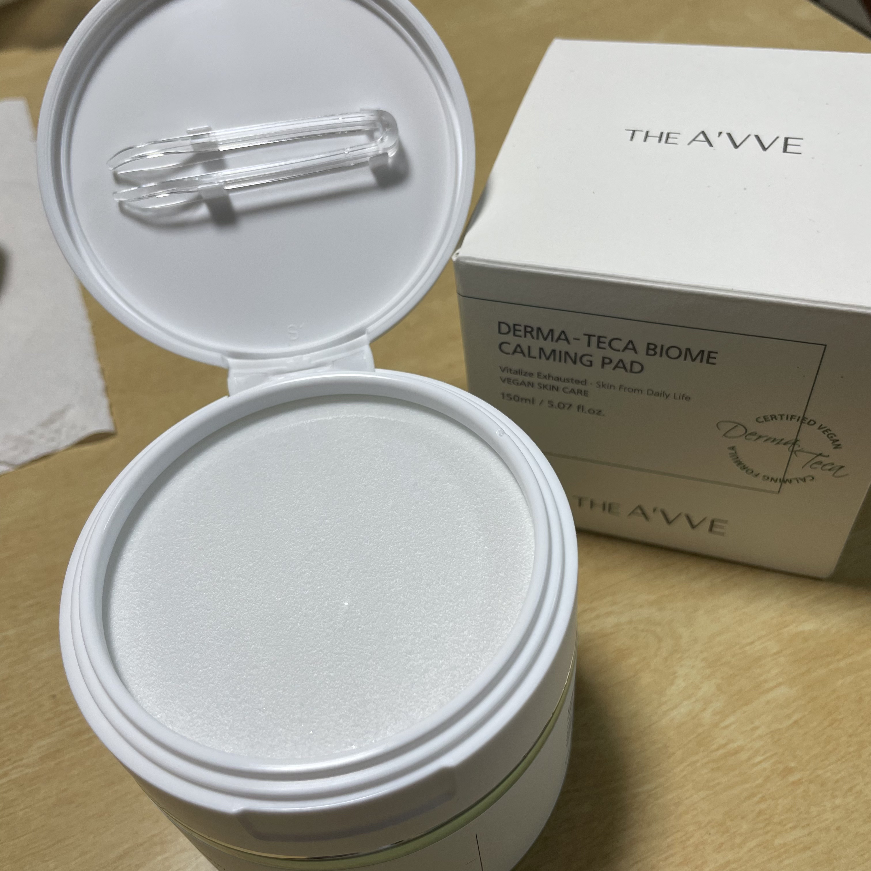 ダーマテカバイオームカーミングパッド/THE A'VVE/トナーパッドを使ったクチコミ（3枚目）