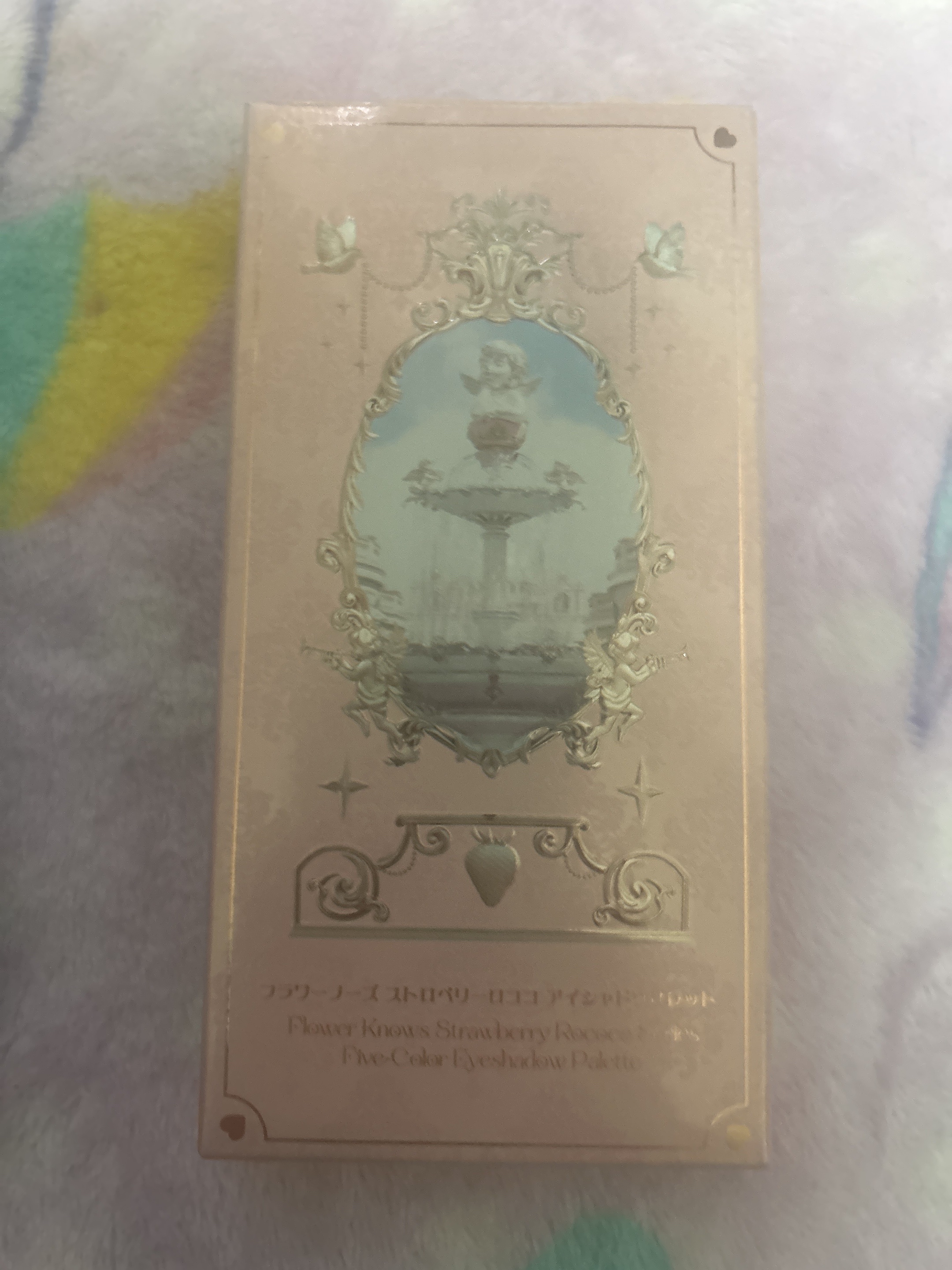 ストロベリーロココ アイシャドウパレット 04 シャンミスティローズ/FlowerKnows/アイシャドウパレットを使ったクチコミ（1枚目）