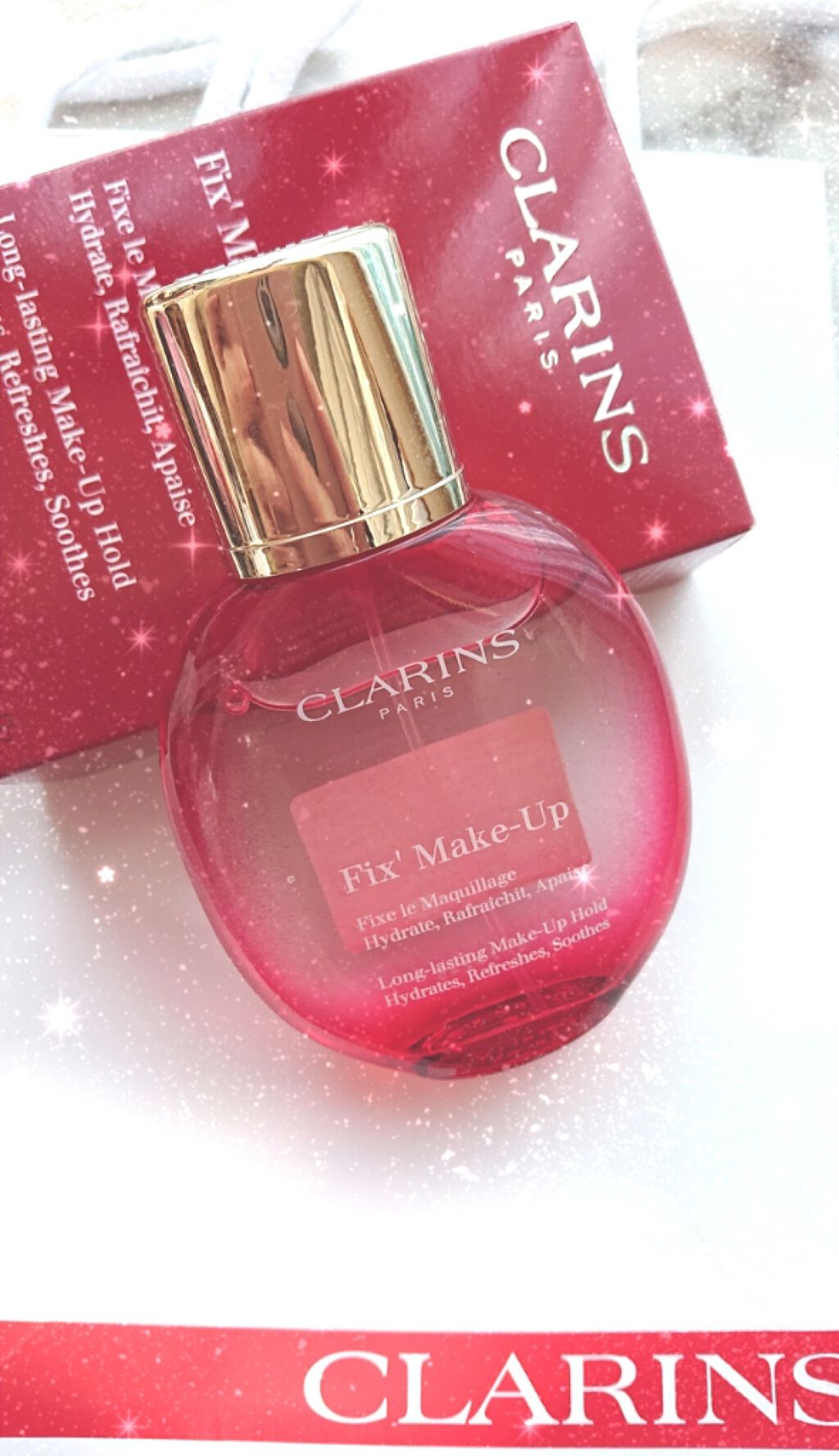 フィックス メイクアップ/CLARINS/ミスト状化粧水を使ったクチコミ(1枚目)