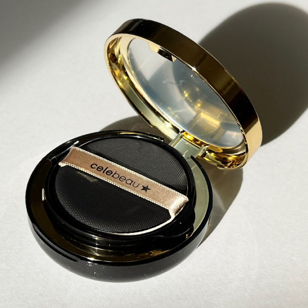 ブラックセラムパクト/celebeau/クリーム・エマルジョンファンデーションを使ったクチコミ（2枚目）