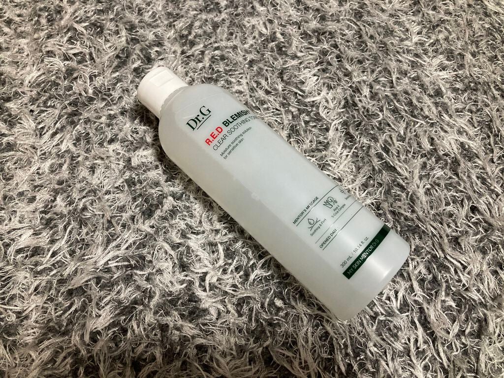 レッドブレミッシュ クリアスージングトナー/Dr.G/化粧水を使ったクチコミ(1枚目)