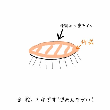 【旧品】オリシキ アイリッドスキンフィルム/D-UP/二重まぶた用アイテムを使ったクチコミ(2枚目)