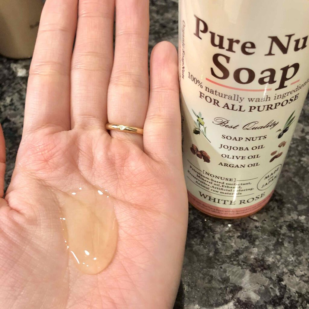ピュアナッツソープ ホワイトローズの香り/ナチュラセラ/洗顔フォームを使ったクチコミ（2枚目）
