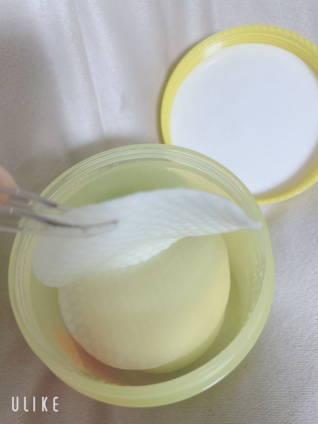 グリーンタンジェリン ビタCダークスポットケアパッド/goodal/トナーパッドを使ったクチコミ（3枚目）