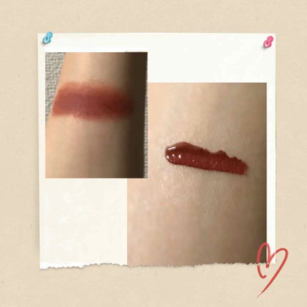 リップアンドチーク ヌードマットティント/CathyDoll/リップティントを使ったクチコミ(3枚目)