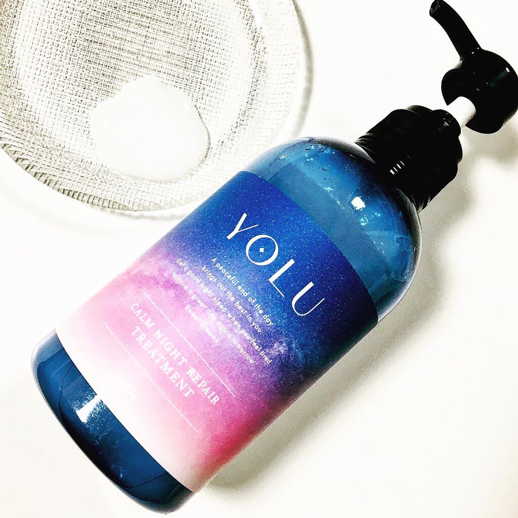 カームナイトリペアシャンプー／トリートメント/YOLU/市販シャンプーを使ったクチコミ（3枚目）