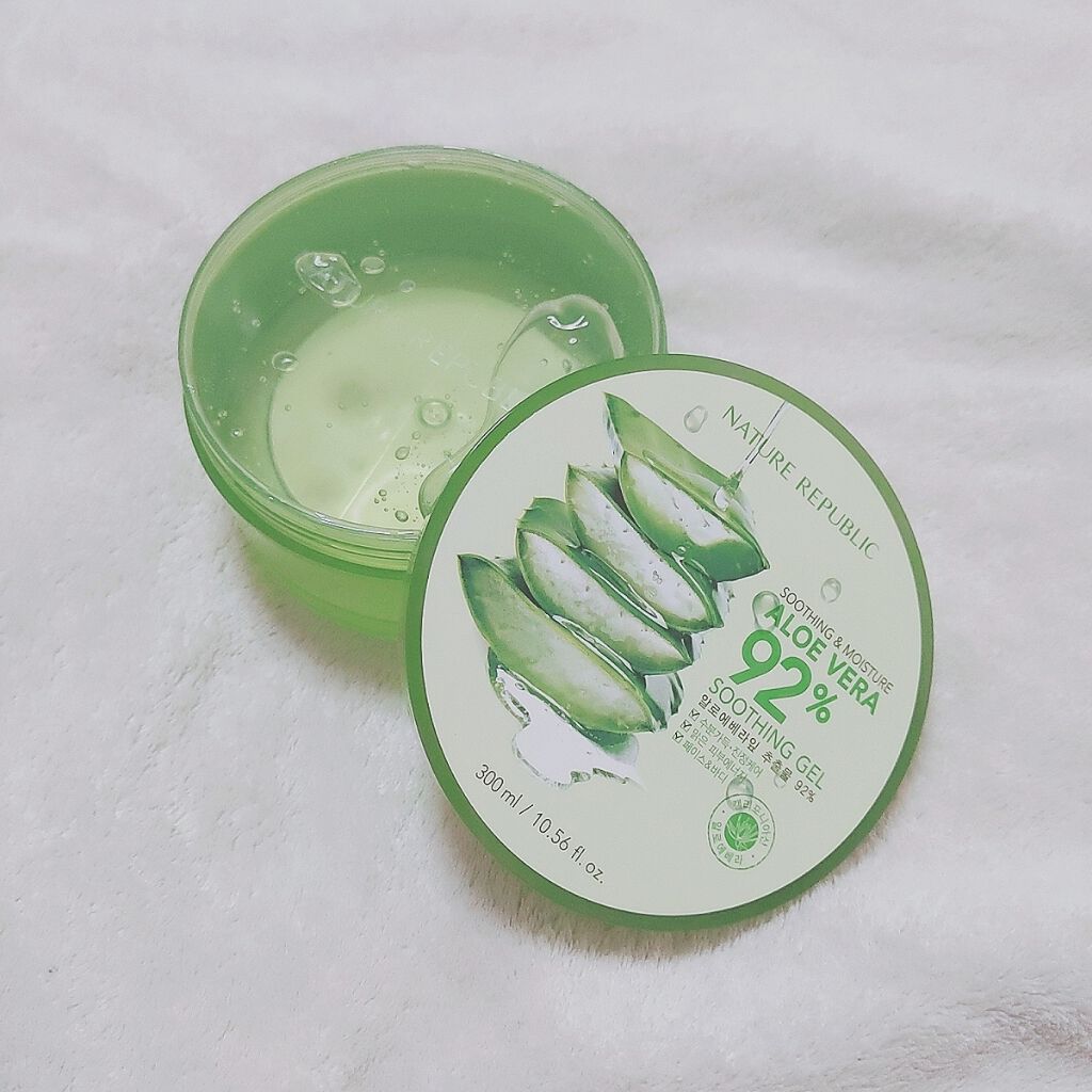 マイルド&モイスチャーアロエジェル/ネイチャーリパブリック/ボディローションを使ったクチコミ(1枚目)