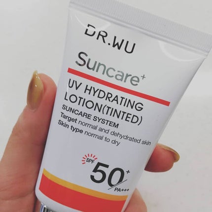 サンスクリーン+モイスト(色付き)<日焼け止め>/DR.WU/日焼け止めローションを使ったクチコミ(2枚目)