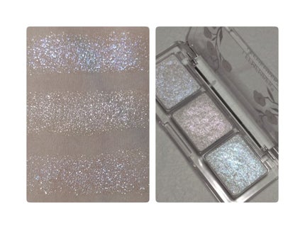 3色フローラアイパレット/LEEMEMBER/アイシャドウパレットを使ったクチコミ(2枚目)