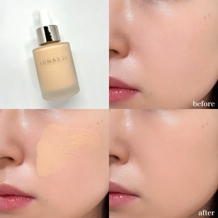 ルナソル カラーオイル セラム/LUNASOL/リキッドファンデーションを使ったクチコミ(3枚目)