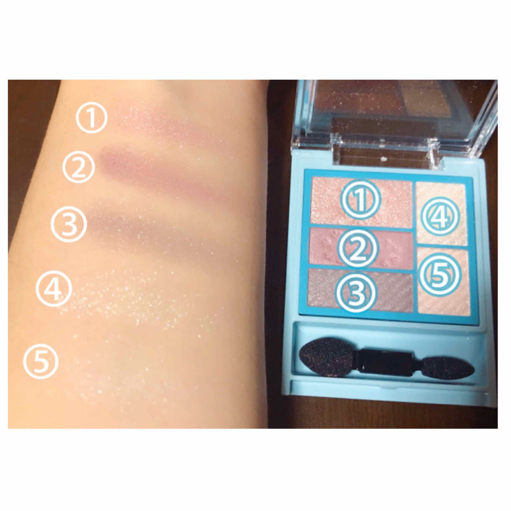 トリプルレシピアイズ/インテグレート/アイシャドウパレットを使ったクチコミ（2枚目）