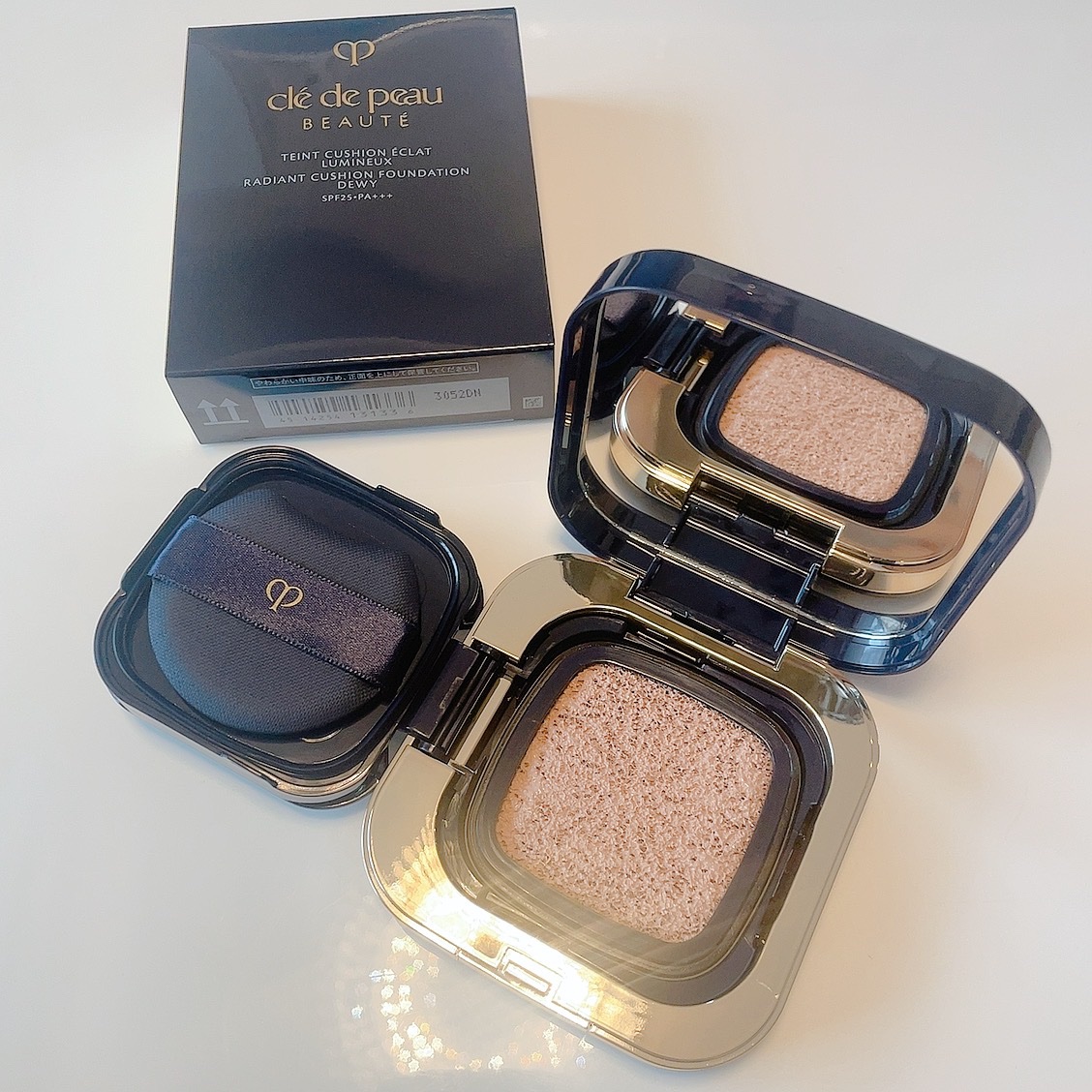 タンクッションエクラ ルミヌ ピンクオークル10（レフィル）/クレ・ド・ポー ボーテ/クッションファンデーションを使ったクチコミ（1枚目）