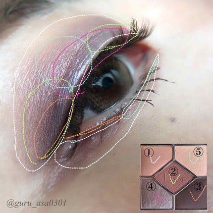 【旧】サンク クルール クチュール/Dior/アイシャドウパレットを使ったクチコミ(4枚目)