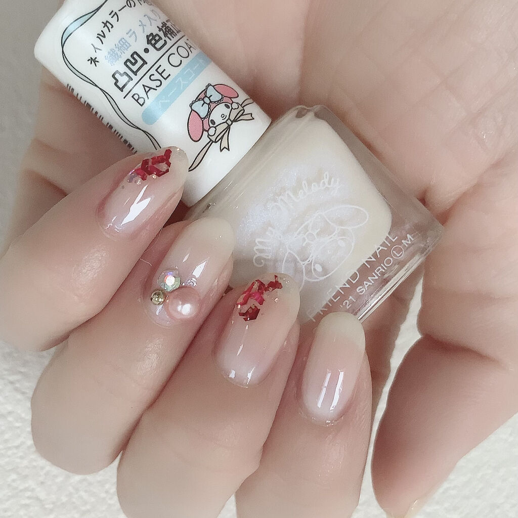 ネイル エナメル 072 カラフルラメ/ちふれ/マニキュアを使ったクチコミ（1枚目）