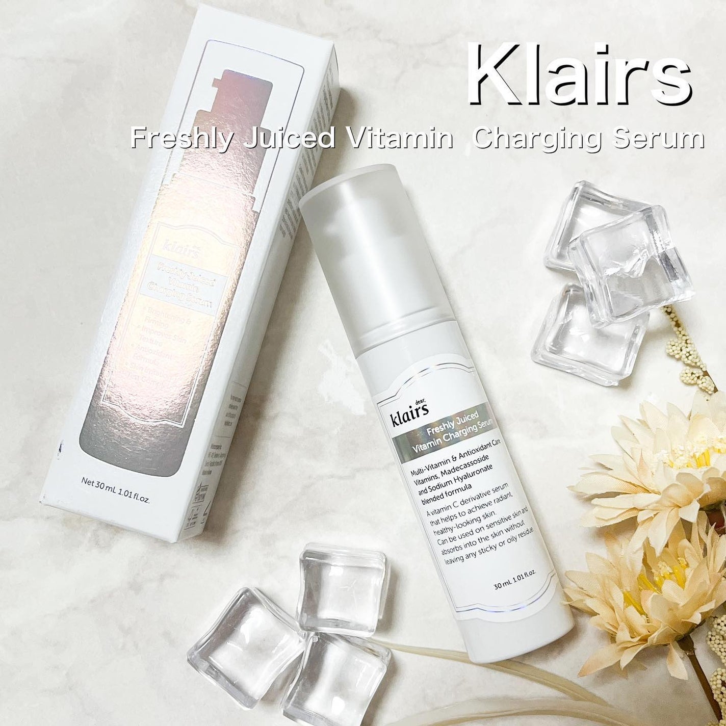 フレッシュリージュースドビタミンチャージングセラム(30ml)/Klairs/美容液を使ったクチコミ(1枚目)