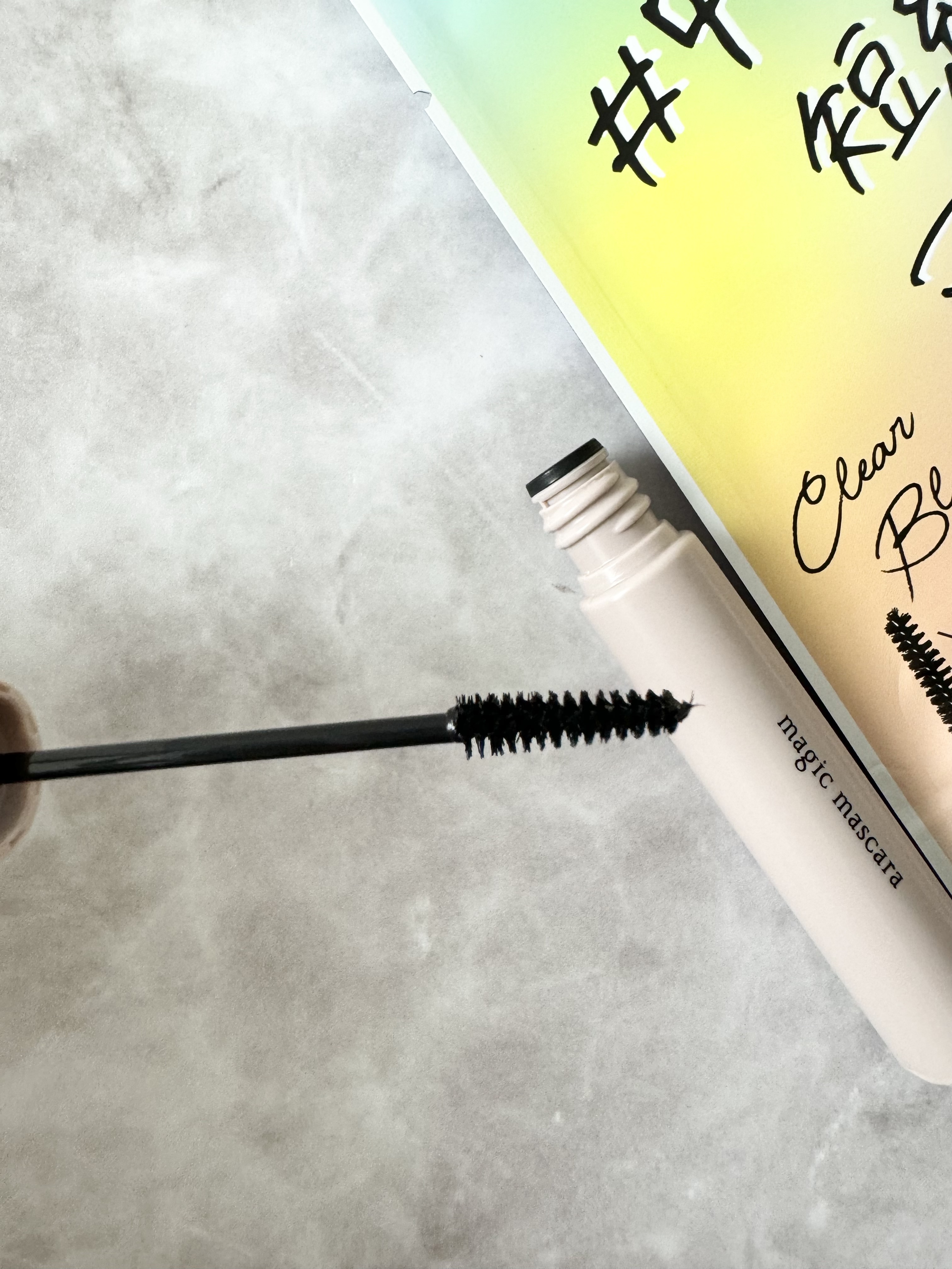 マジックマスカラ  クリアブラック/カリプソ/マスカラを使ったクチコミ（3枚目）