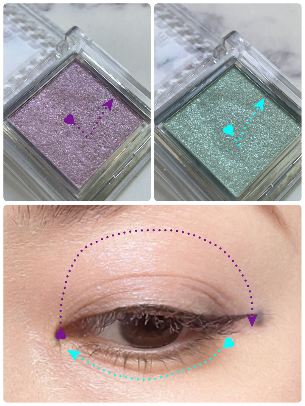 シングルカラーアイシャドウ/CEZANNE/単色アイシャドウを使ったクチコミ（3枚目）