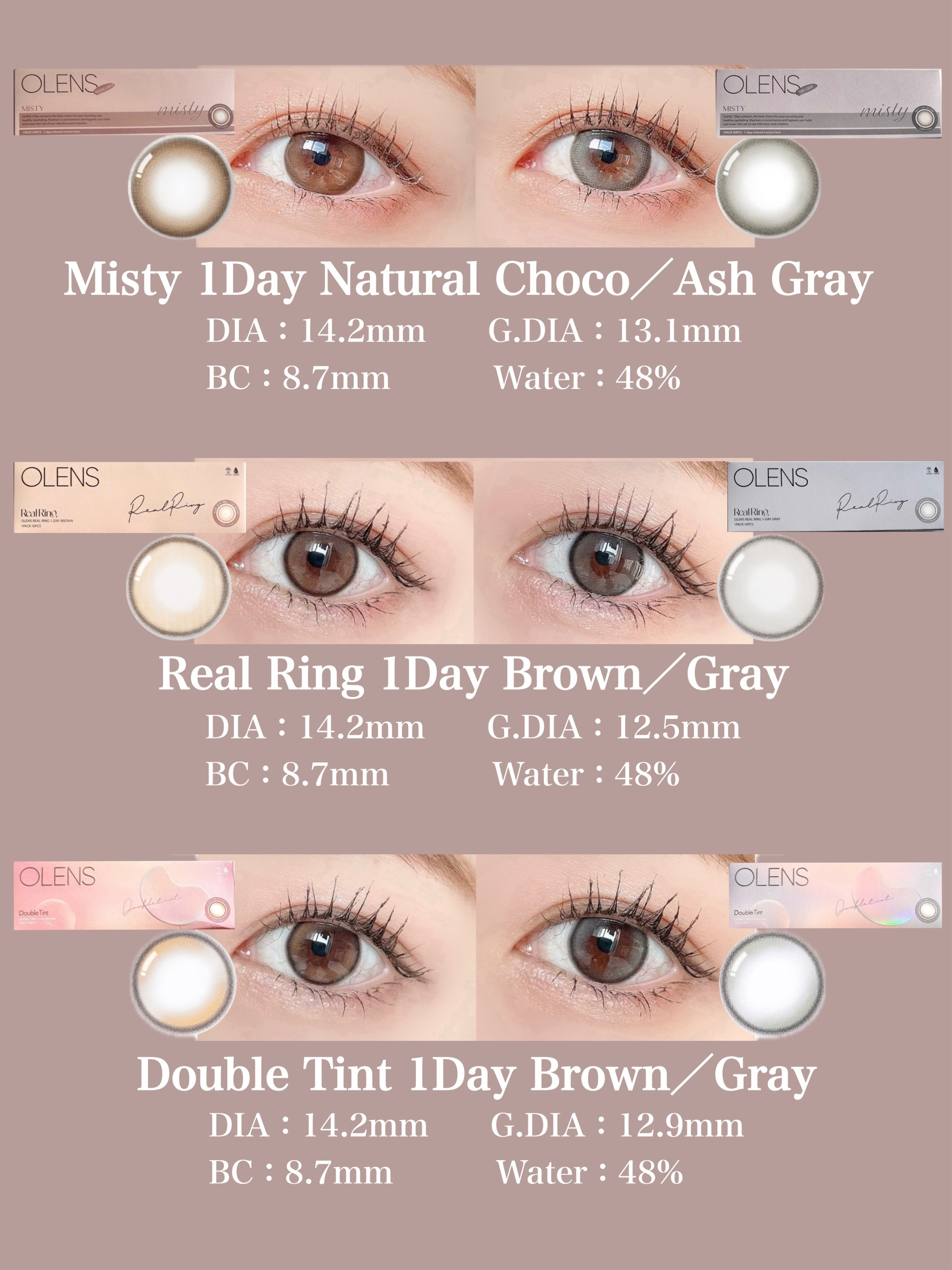 Real Ring 1day/OLENS/ワンデー（１DAY）カラコンを使ったクチコミ（2枚目）