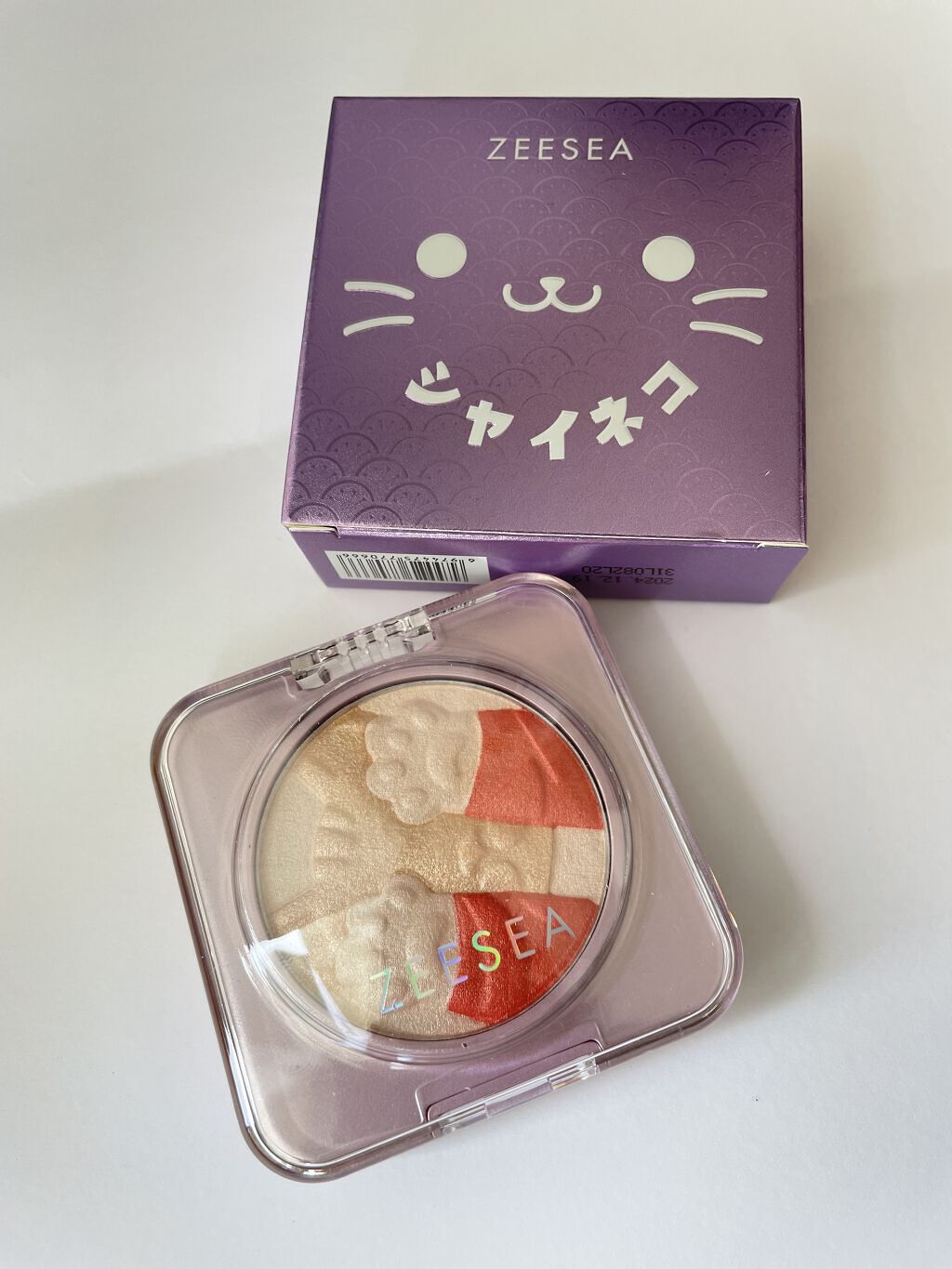 キャットハイライティングブラッシュ/ZEESEA/パウダーハイライトを使ったクチコミ（1枚目）