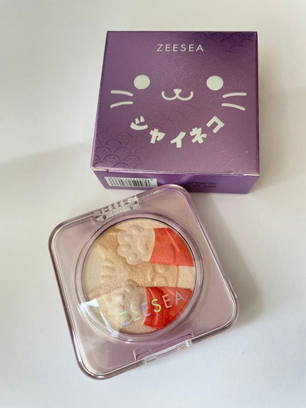 キャットハイライティングブラッシュ/ZEESEA/パウダーハイライトを使ったクチコミ(1枚目)