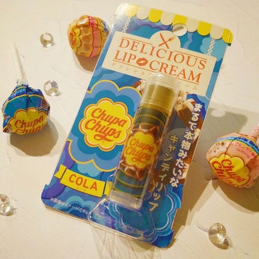 デリシャスリップクリーム Chupa Chups（チュッパチャプス） チェリーの香り/デリシャスリップクリーム/リップケア・リップクリームを使ったクチコミ（1枚目）