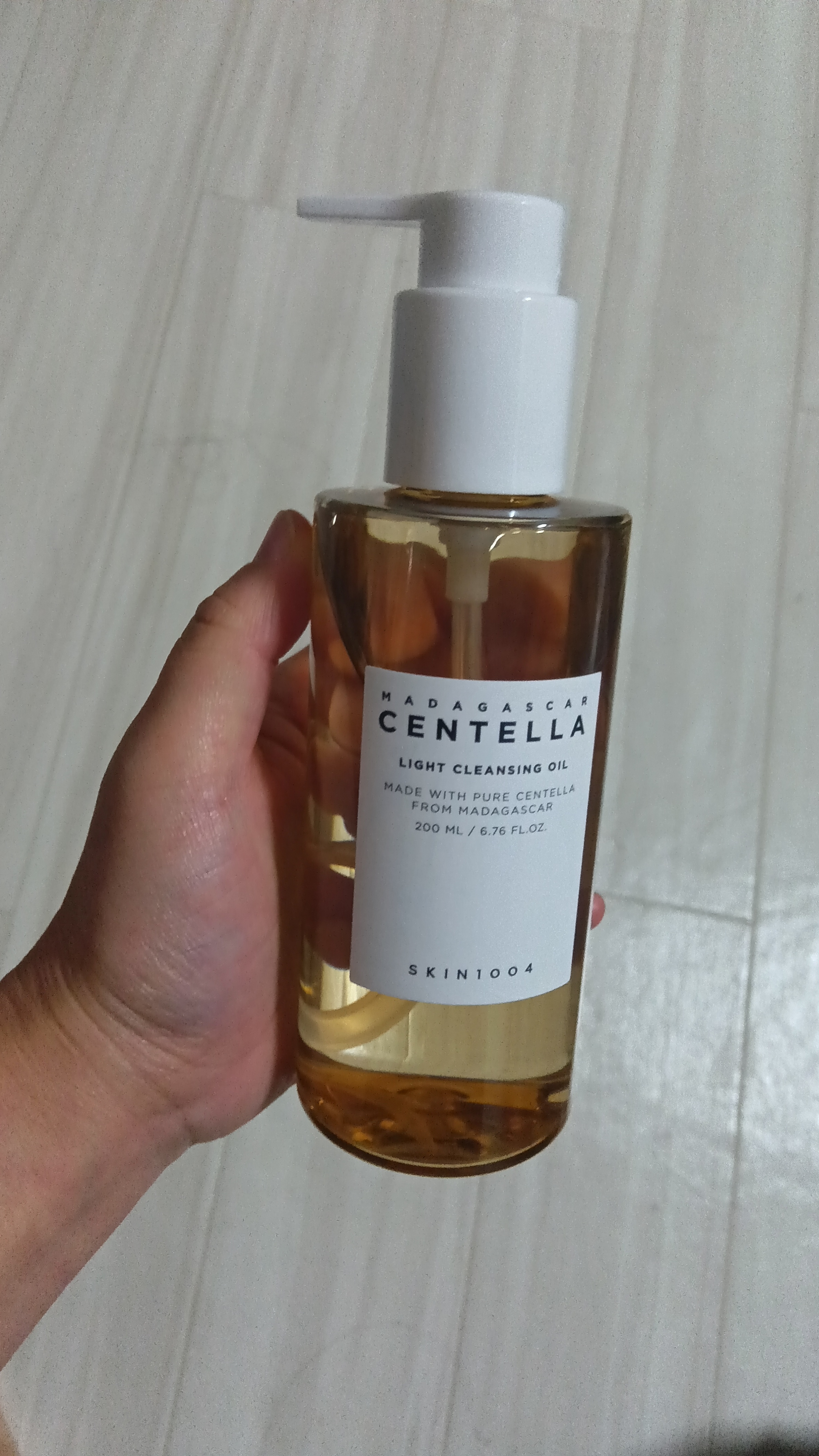 センテラ ライトクレンジングオイル/SKIN1004/オイルクレンジングを使ったクチコミ（1枚目）