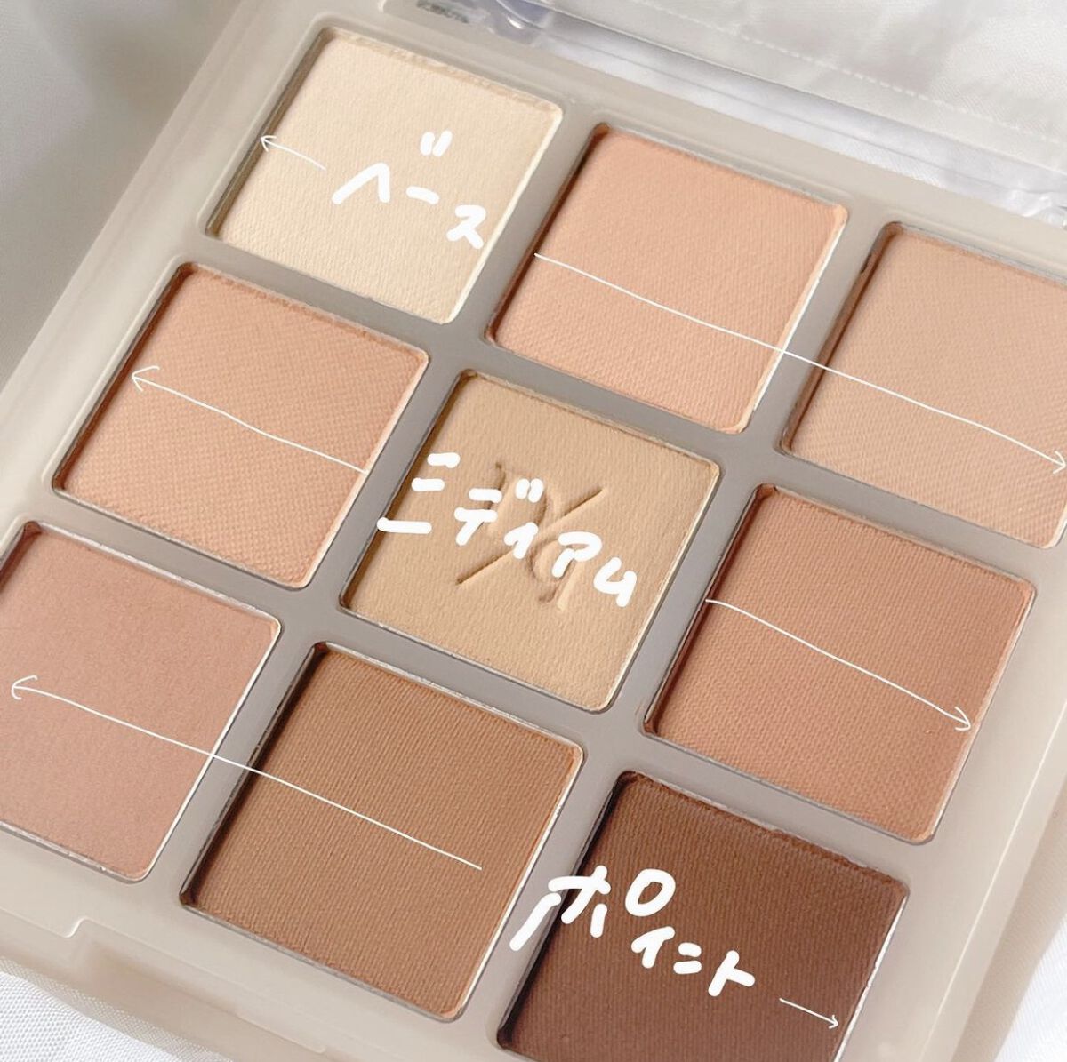 シャドウパレット 12 ウォーム ブレンディング/dasique/アイシャドウパレットを使ったクチコミ（3枚目）