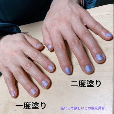 ネイルホリック Sheer pearl color/ネイルホリック/マニキュアを使ったクチコミ（2枚目）