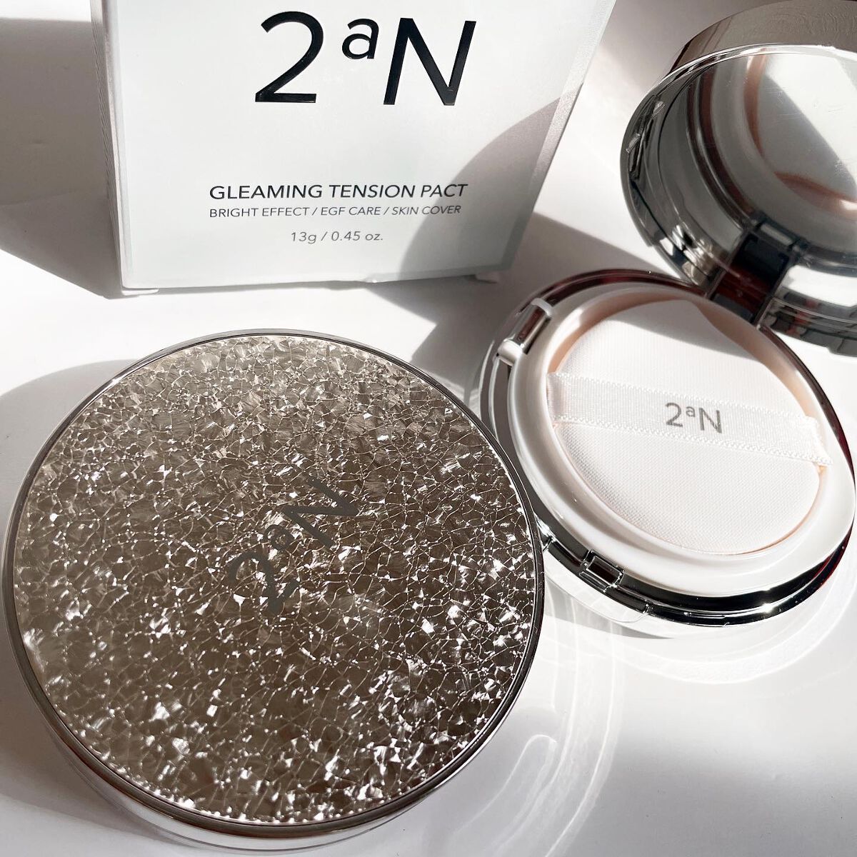 グリーミングテンションパクト/2aN/クリーム・エマルジョンファンデーションを使ったクチコミ(1枚目)