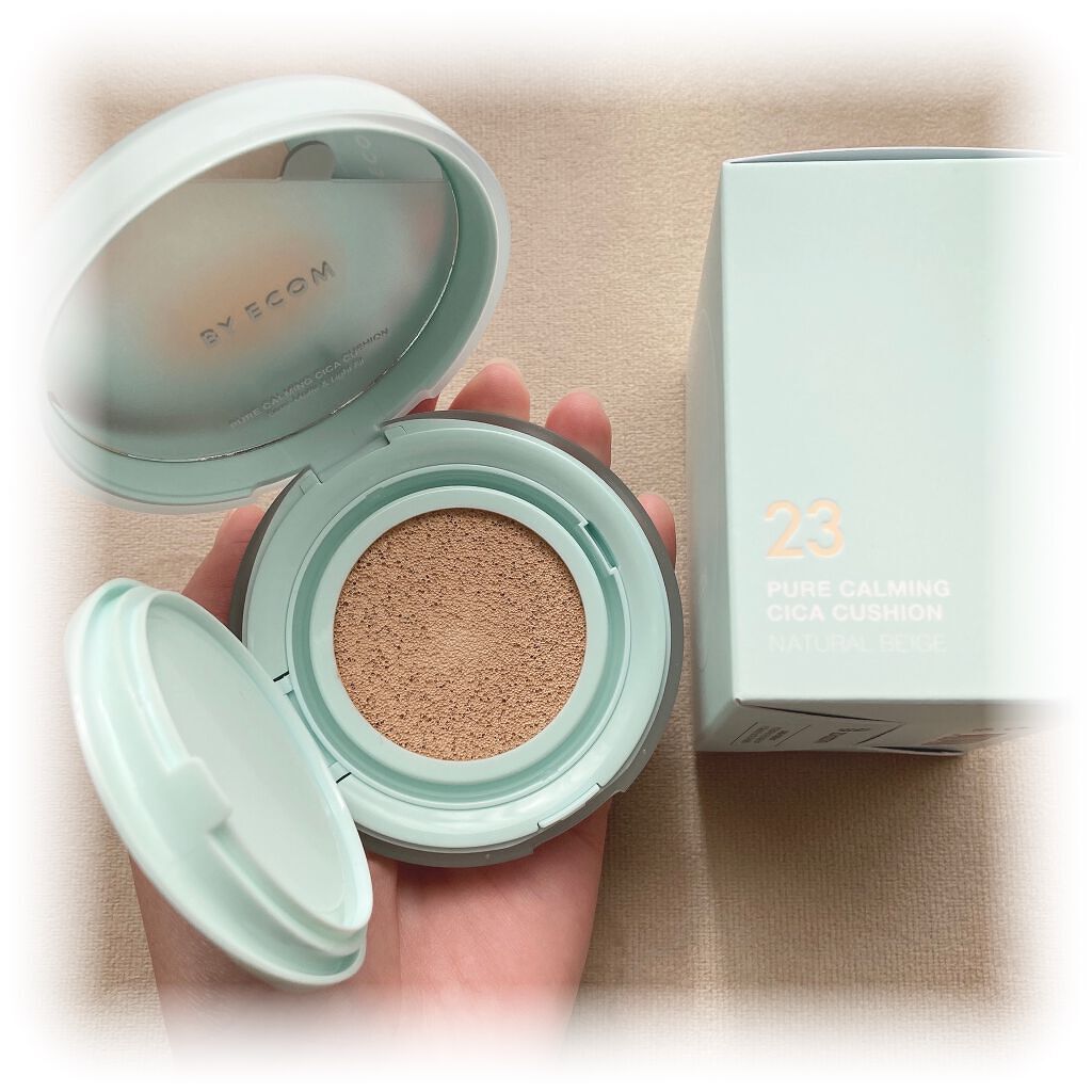 ピュアカーミングシカ クッションファンデーション/BY ECOM/クッションファンデーションを使ったクチコミ(2枚目)