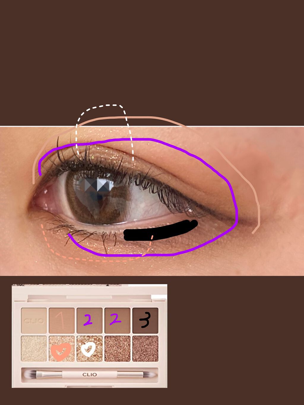 プロ アイ パレット/CLIO/アイシャドウパレットを使ったクチコミ(2枚目)