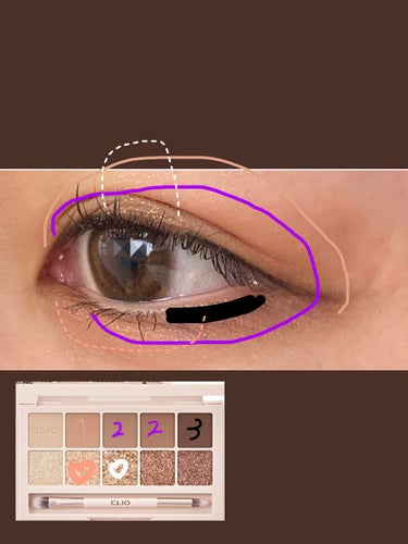 プロ アイ パレット/CLIO/パウダーアイシャドウを使ったクチコミ（2枚目）