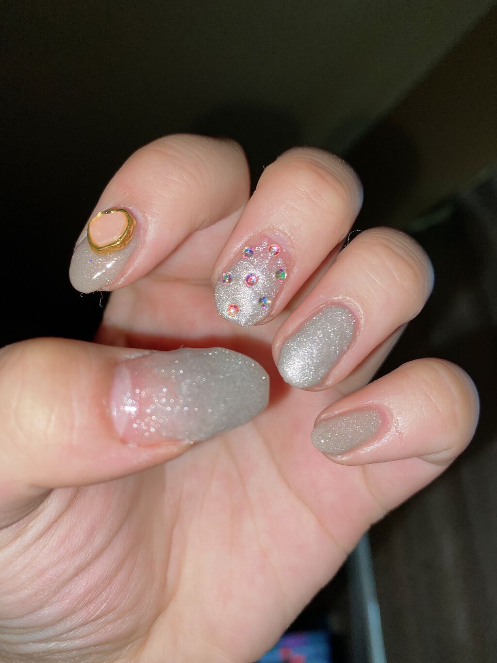 ジェルネイル(ライト対応)/セリア/ジェルネイルを使ったクチコミ(3枚目)