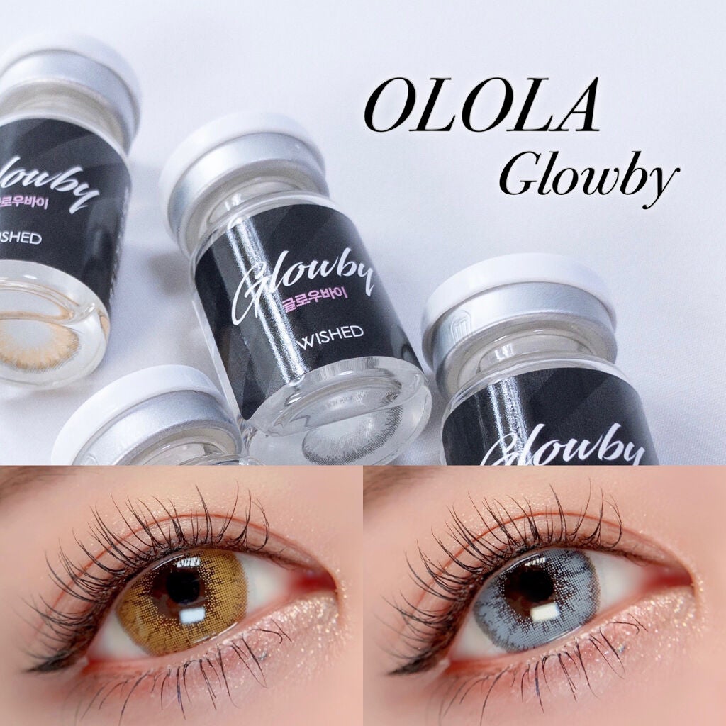 グローバイ(Glow by)/OLOLA/カラーコンタクトレンズを使ったクチコミ(1枚目)