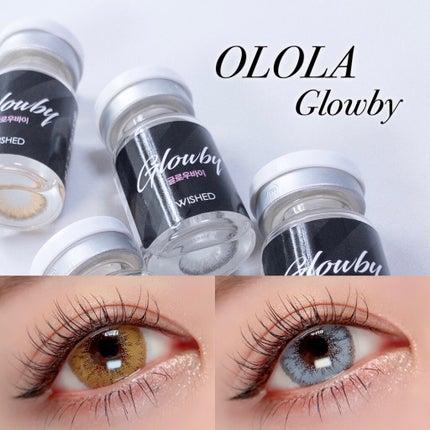 グローバイ(Glow by)/OLOLA/カラーコンタクトレンズを使ったクチコミ(1枚目)