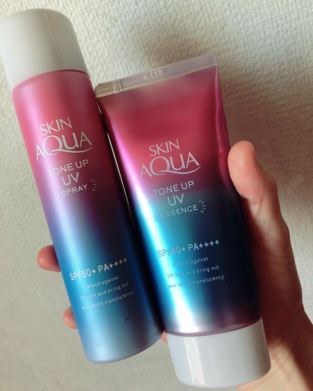 スキンアクア トーンアップUVエッセンス/スキンアクア/日焼け止めクリームを使ったクチコミ（1枚目）