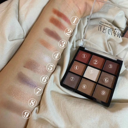 UR GLAM BLOOMING EYE COLOR PALETTE/U R GLAM/アイシャドウパレットを使ったクチコミ(3枚目)