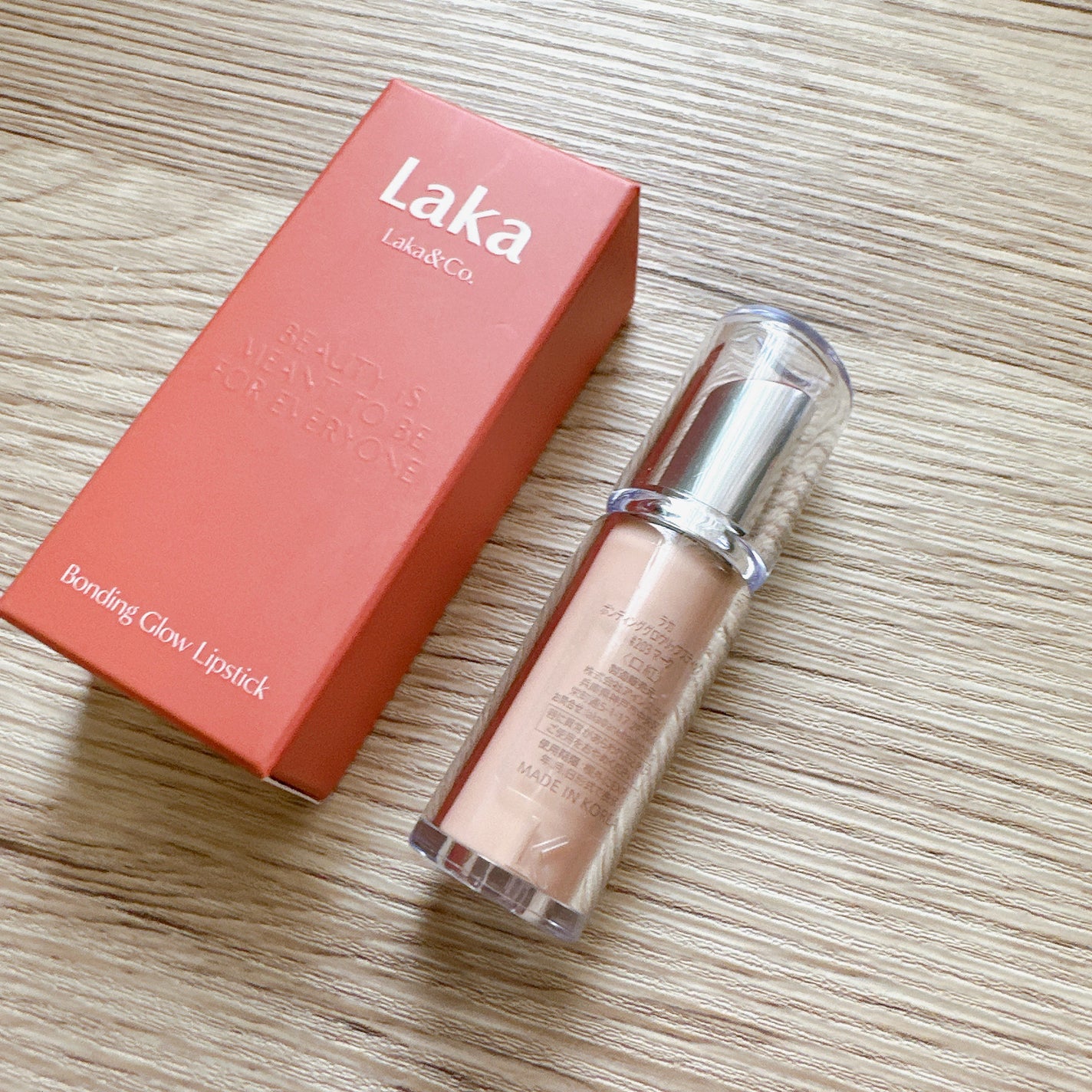 ボンディンググロウリップスティック/Laka/口紅を使ったクチコミ(2枚目)