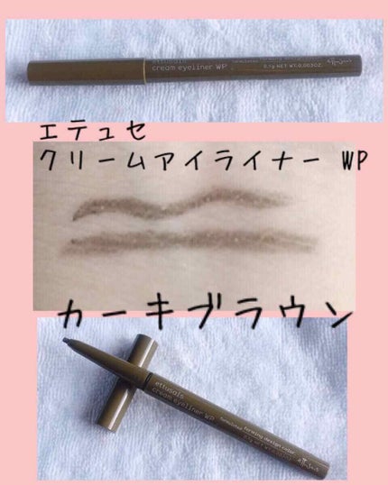 クリームアイライナー WP/ettusais/ペンシルアイライナーを使ったクチコミ(2枚目)