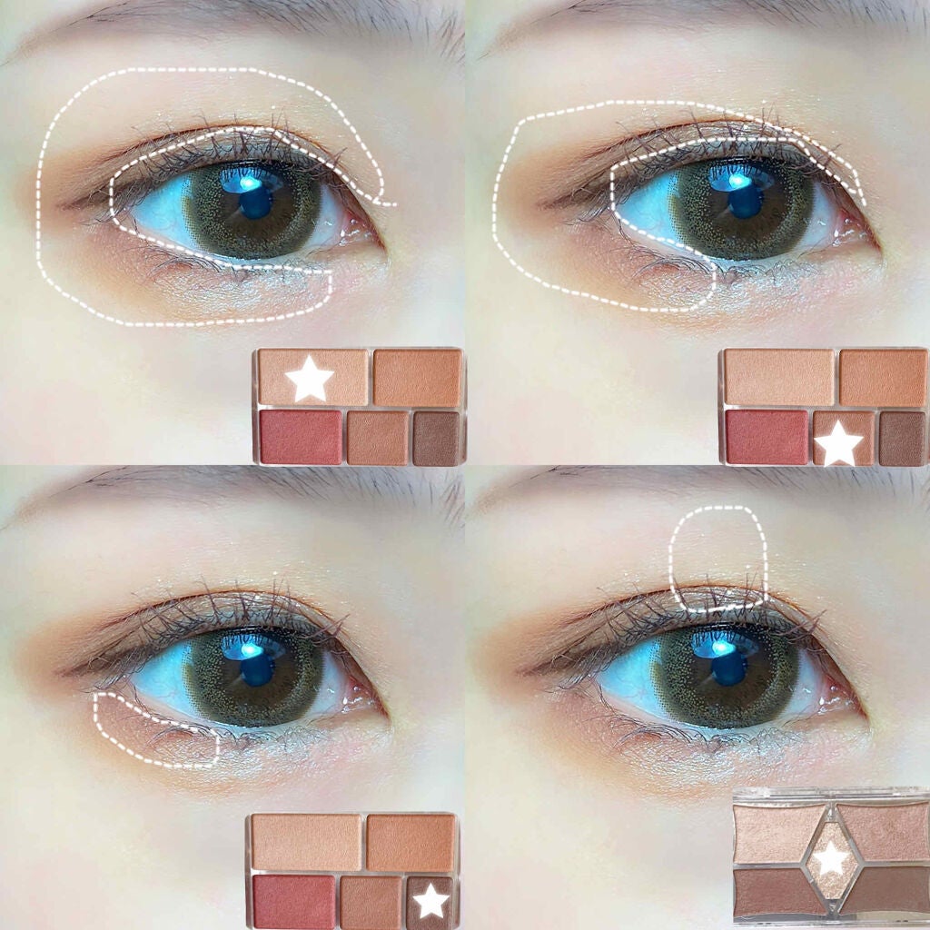 【旧品】パーフェクトスタイリストアイズ/キャンメイク/アイシャドウパレットを使ったクチコミ(2枚目)