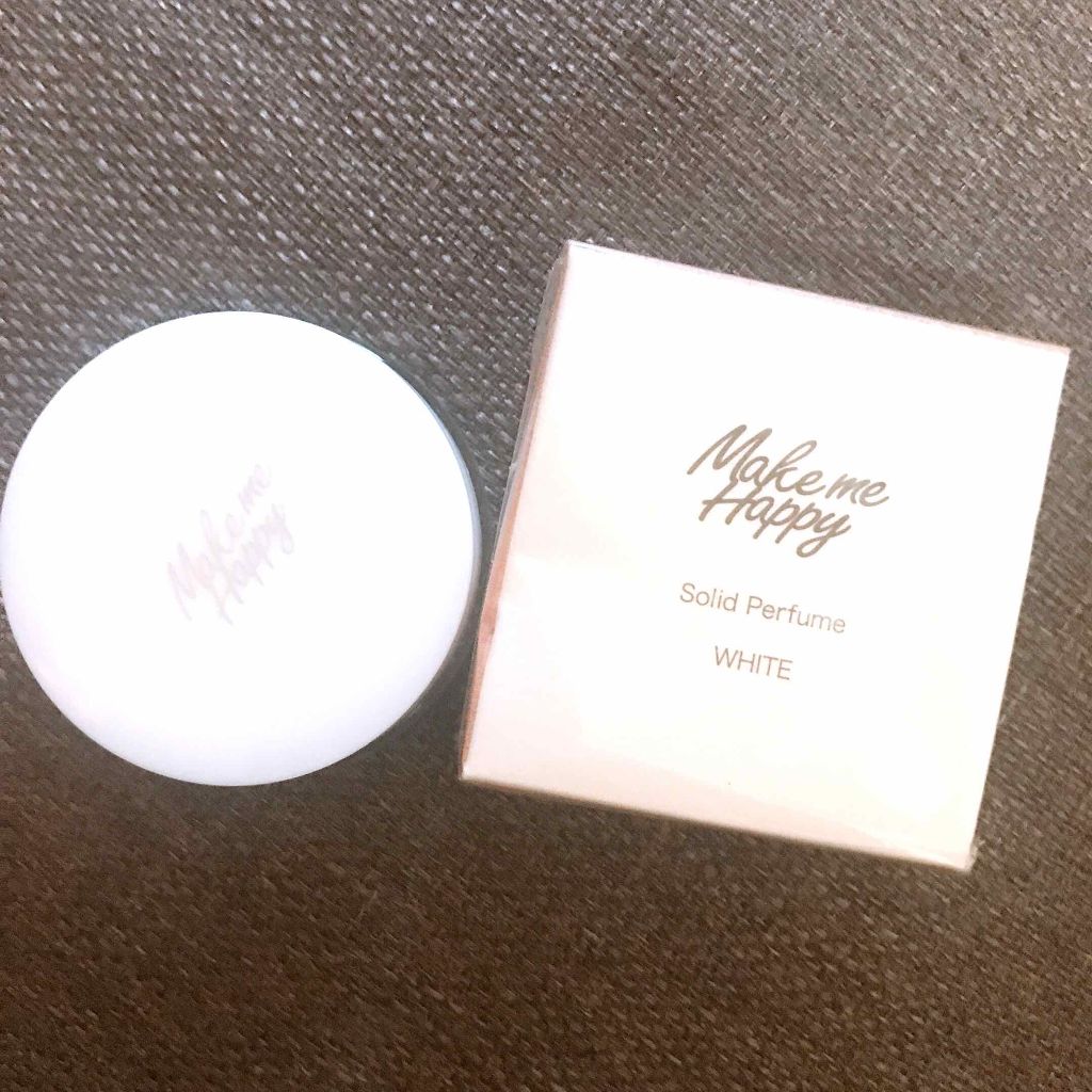 メイクミーハッピー ソリッドパフューム WHITE/キャンメイク/練り香水を使ったクチコミ（1枚目）