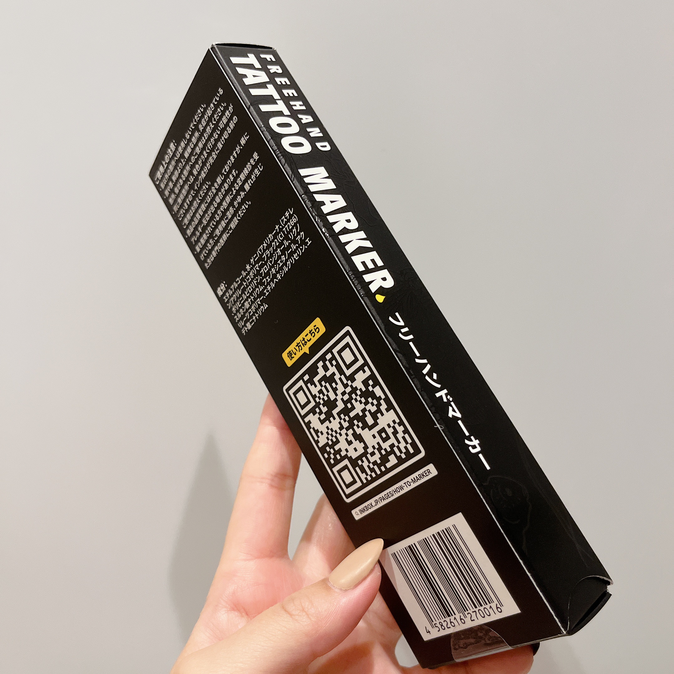 FREEHAND TATTOO MARKER/INKBOX/リキッドアイライナーを使ったクチコミ（3枚目）