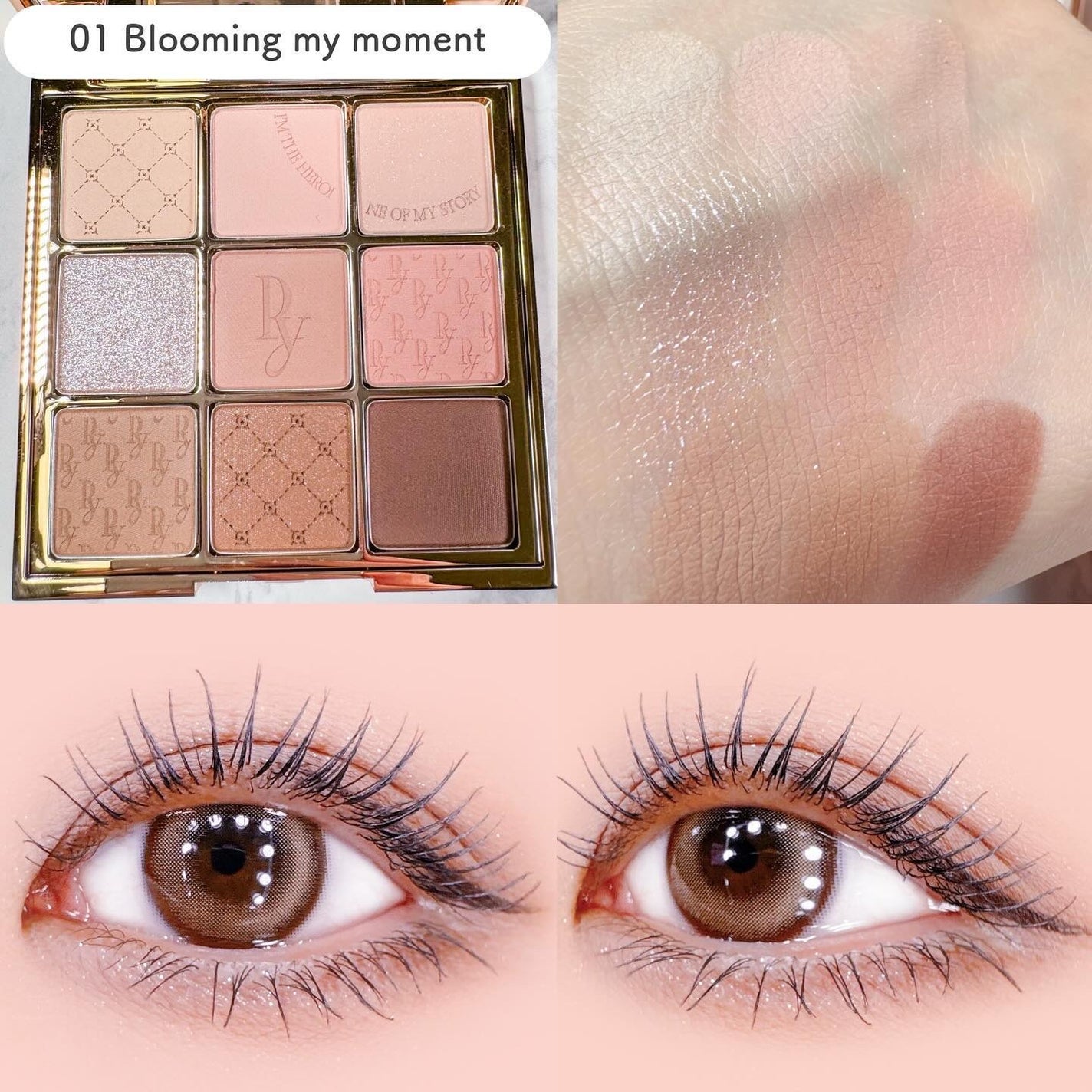 Heroine Mood Eye Palette/Peony/アイシャドウパレットを使ったクチコミ(7枚目)