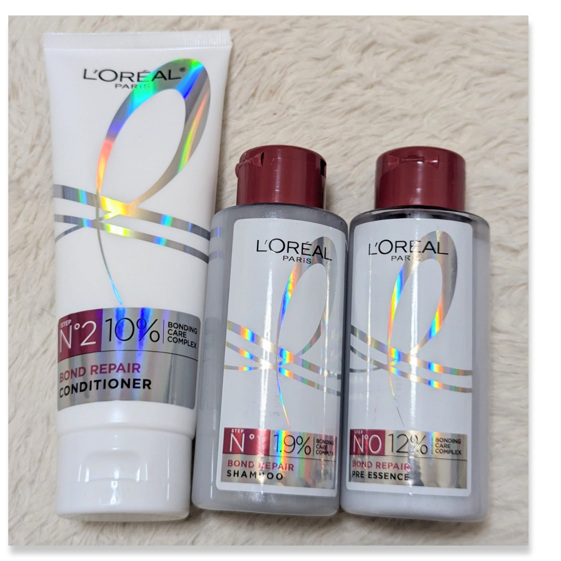 ロレアル パリ ロレアル パリ ボンド リペア シャンプー／コンディショナーのクチコミ「✨切るしかなかった毛先もちゅるさら髪へ✨

#ロレアルパリ
#ボンド リペア導入エッセンス
#.....」（2枚目）