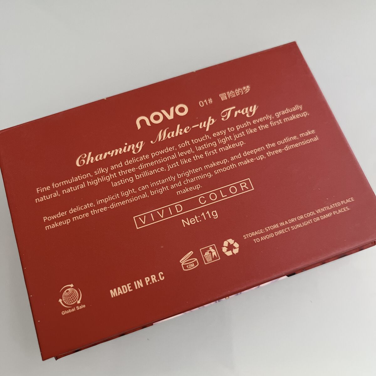 アイシャドウ パレット 8カラー/NOVO/アイシャドウパレットを使ったクチコミ（3枚目）