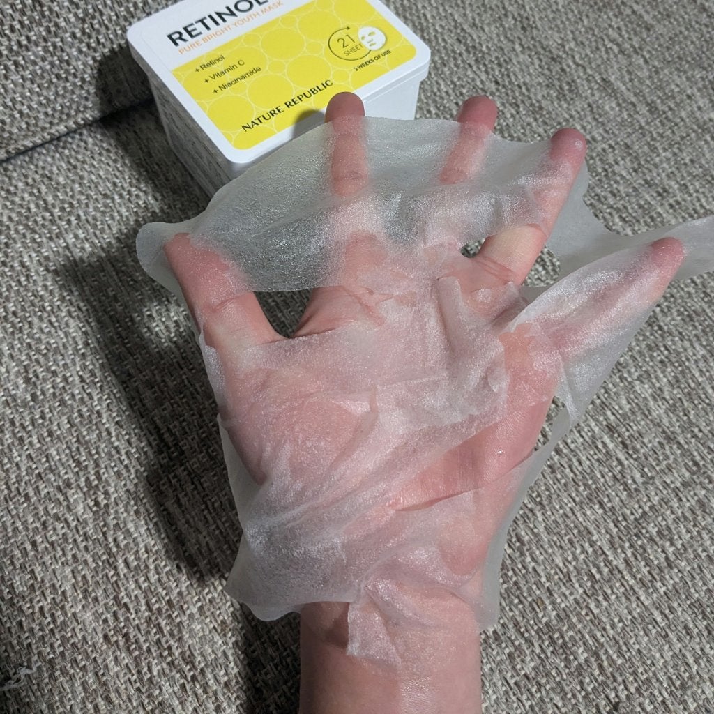 キューブマスク レチノール/ネイチャーリパブリック/シートマスク・パックを使ったクチコミ(3枚目)