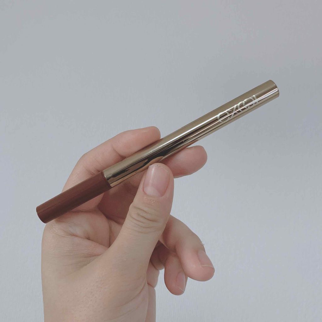 スキニーリッチライナー RL04 テラコッタ/excel/リキッドアイライナーを使ったクチコミ（1枚目）