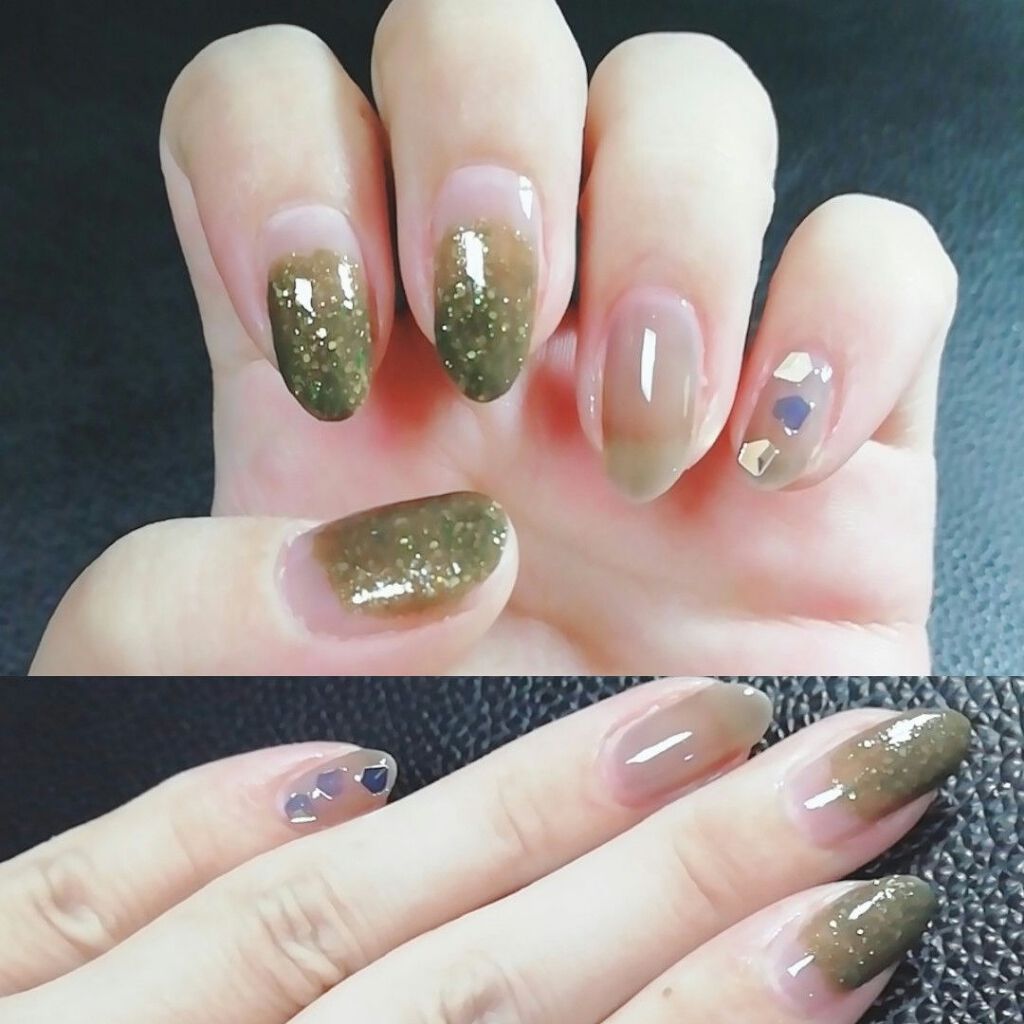 ネイルホリック Top coat SP043 スモーキー/ネイルホリック/ネイルトップコートを使ったクチコミ（3枚目）